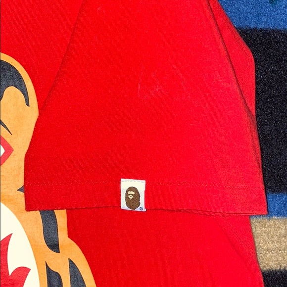 Bape FW18 Red Tiger Tee 🐯🔥 - Picture 5 of 8